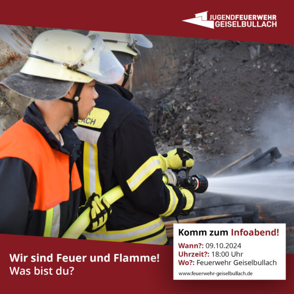 Jugendinfoabend @ Feuerwache Geiselbullach